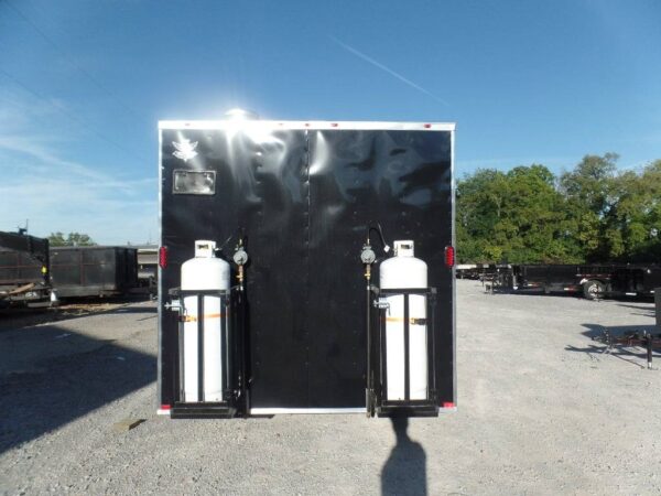 8.5' x 16' Black Event Concession Food Trailer With Appliances - Image 13