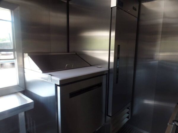 8.5' x 16' Black Event Concession Food Trailer With Appliances - Image 7