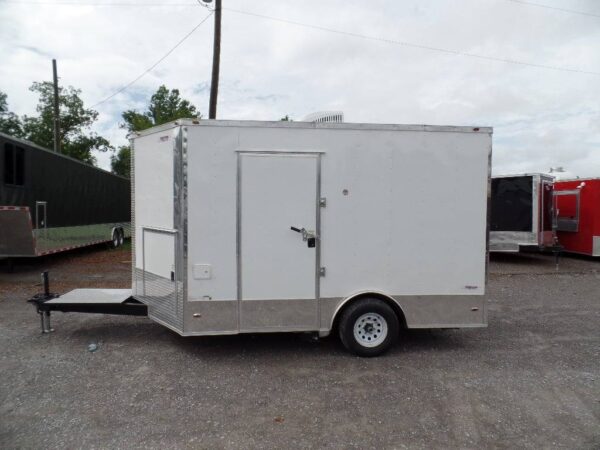 8.5' x 12' Concession Food Trailer White Event Catering - Image 11