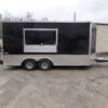 8.5' x 16' Black Event Catering Concession Food Trailer - Image 24