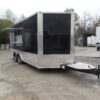 8.5' x 16' Black Event Catering Concession Food Trailer - Image 9