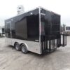 8.5' x 16' Black Event Catering Concession Food Trailer - Image 5