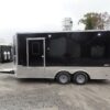 8.5' x 16' Black Event Catering Concession Food Trailer - Image 21