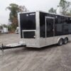 8.5' x 16' Black Event Catering Concession Food Trailer - Image 2