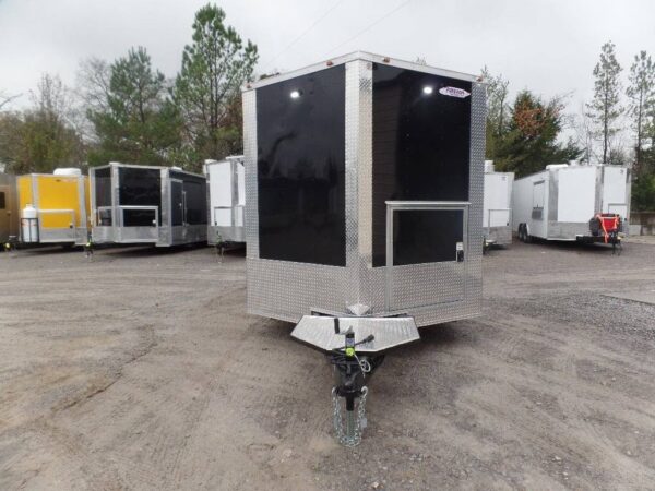 8.5' x 16' Black Event Catering Concession Food Trailer - Image 14