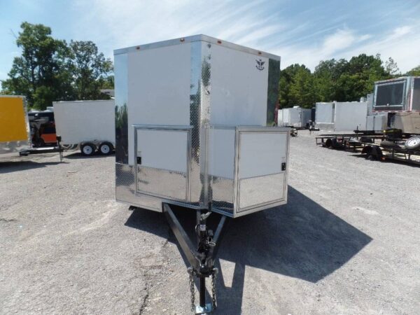 8.5' x 14' Concession Food Trailer White Event Catering - Image 13