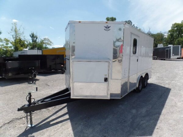 8.5' x 14' Concession Food Trailer White Event Catering - Image 5