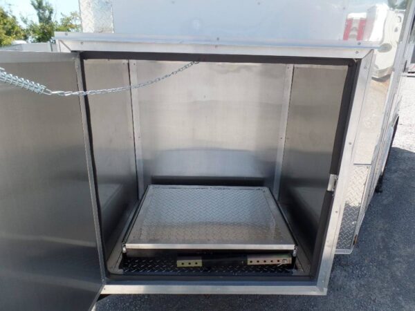 8.5' x 14' Concession Food Trailer White Event Catering - Image 3