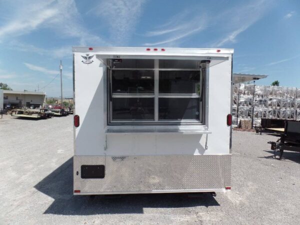 8.5' x 14' Concession Food Trailer White Event Catering - Image 15
