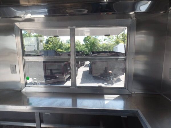 8.5' x 14' Concession Food Trailer White Event Catering - Image 21
