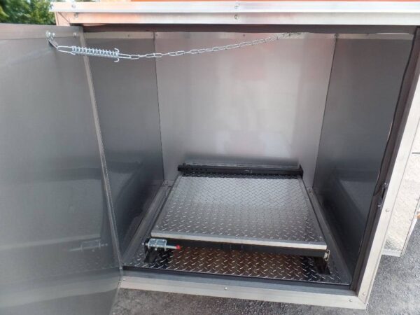 8.5' x 16' Concession Food Trailer Orange Catering Event - Image 8