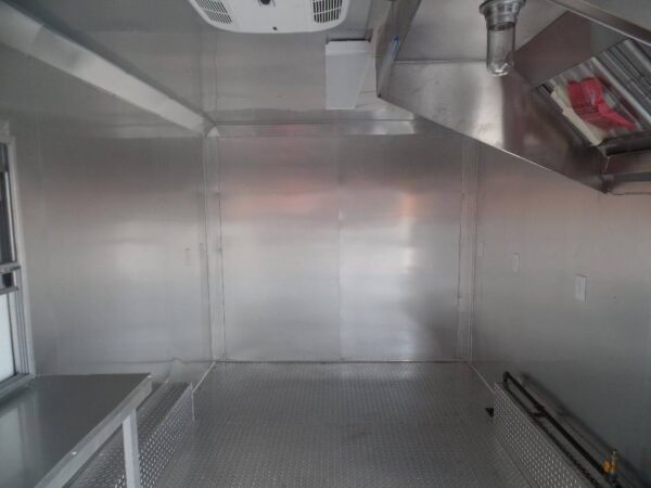 8.5' x 16' Concession Food Trailer Indigo Blue Event Catering - Image 19