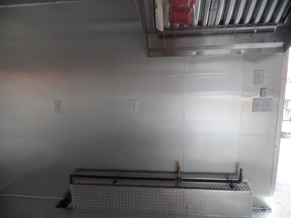8.5' x 16' Concession Food Trailer Indigo Blue Event Catering - Image 5