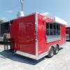 8.5' x 16' Concession Food Trailer Red Event Catering - Image 8