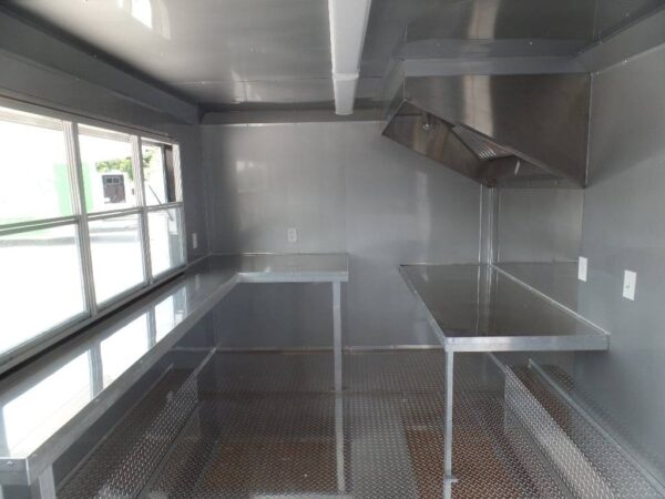 8.5' x 16' Concession Food Trailer Red Event Catering - Image 22