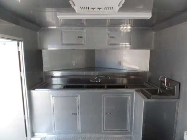 8.5' x 16' Concession Food Trailer Red Event Catering - Image 15