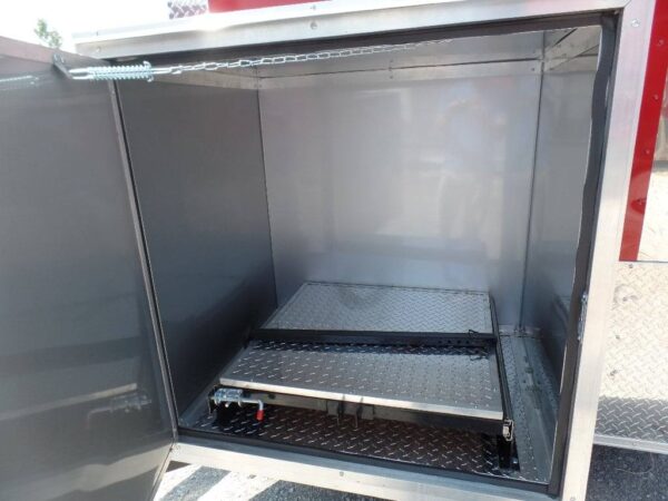 8.5' x 16' Concession Food Trailer Red Event Catering - Image 17