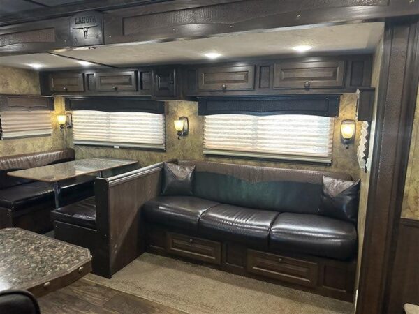 2014 Lakota Bighorn 8416, Generator, Couch, Dinette 17’ Shortwall, 4 Horse Trailer, 12′ Slide. - Image 28