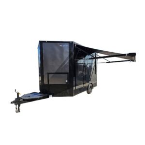 8.5' X 12' Charcoal Special Effects Enclosed Trailer