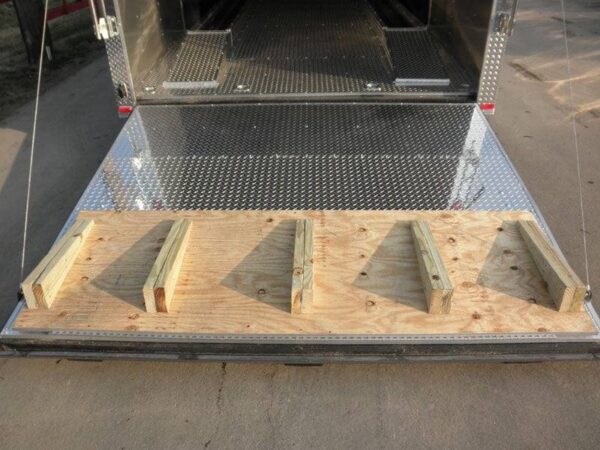 Enclosed Trailer 8.5' X 24' White - Cargo Bike Car Hauler Storage - Image 10