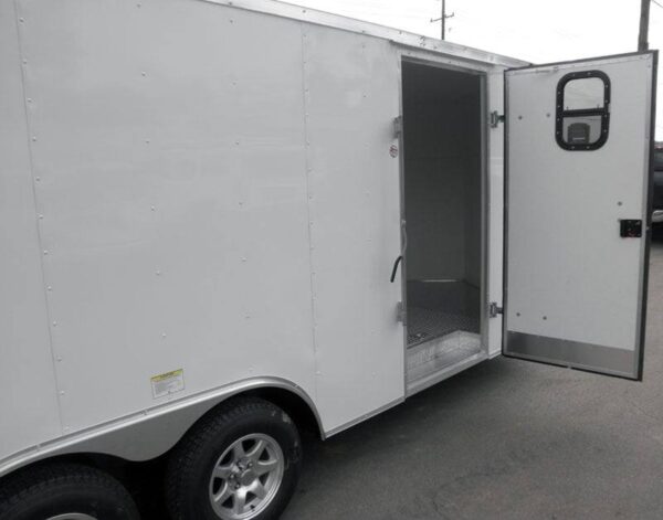 Enclosed Trailer 8.5'x18' White - Equipment Hauler Storage - Image 13