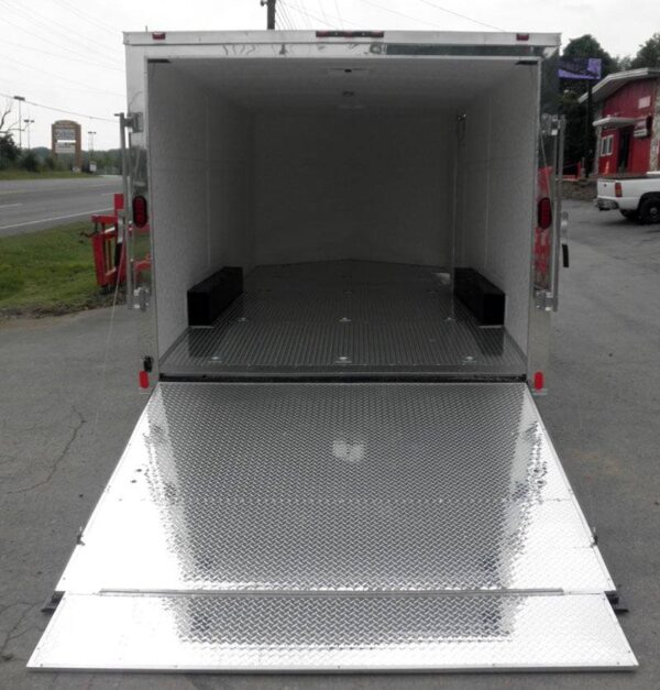 Enclosed Trailer 8.5'x18' White - Equipment Hauler Storage - Image 10