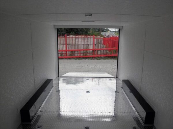 Enclosed Trailer 8.5'x18' White - Equipment Hauler Storage - Image 14