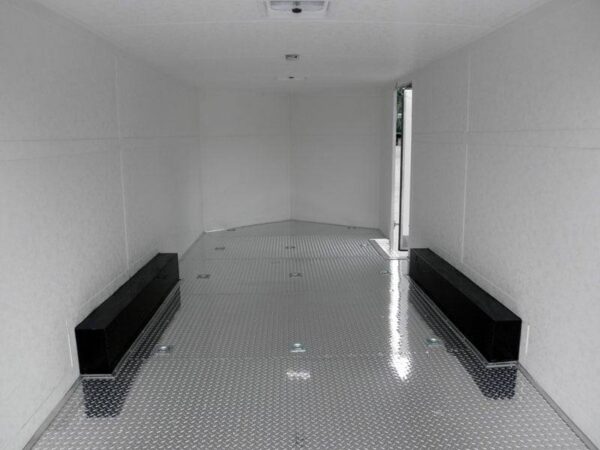 Enclosed Trailer 8.5'x18' White - Equipment Hauler Storage - Image 16