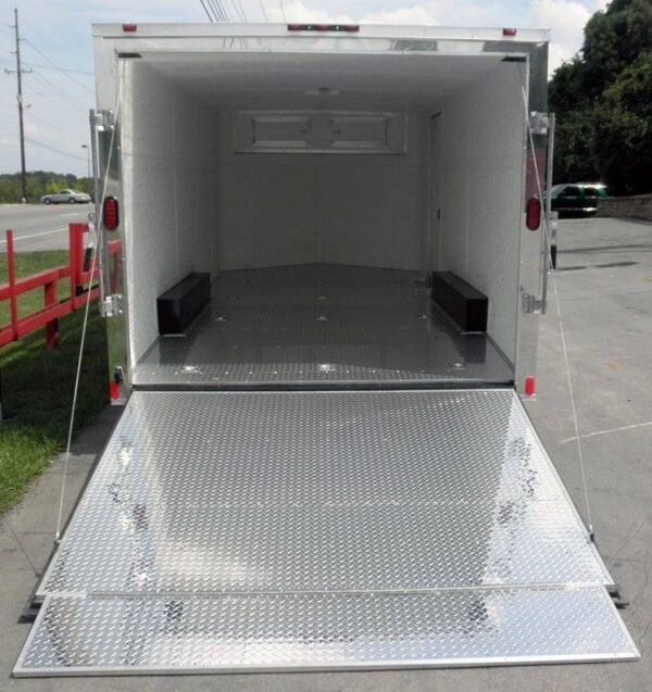 Enclosed Trailer 8.5'x18' Grey Hauler Storage - Image 8