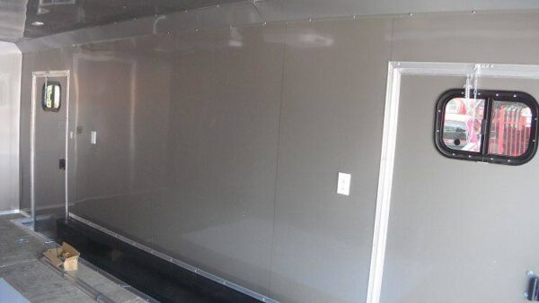 8.5x36 Silver Gooseneck Enclosed Trailer Hauler - Image 13