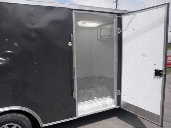Enclosed Trailer 8.5'x18' Grey Hauler Storage - Image 7