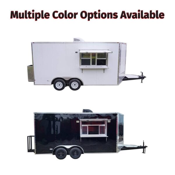 8.5' x 16' Elite Concession Food Event Catering Trailer - Image 2