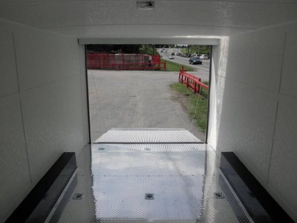 Enclosed Trailer 8.5'x18' Grey Hauler Storage - Image 9