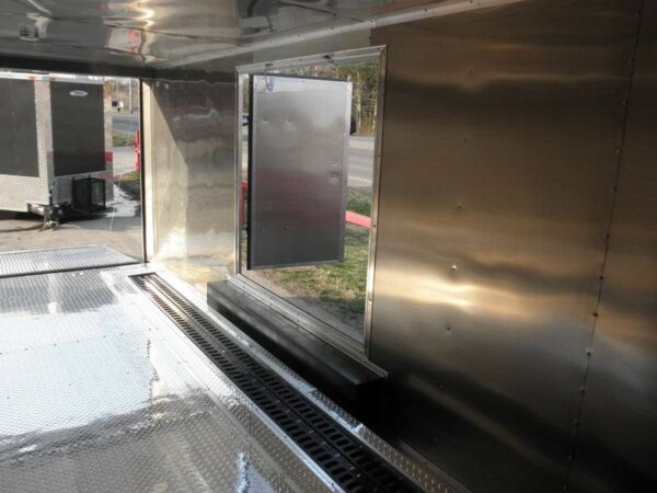 Enclosed Trailer 8.5' X 24' White - Cargo Bike Car Hauler Storage - Image 24