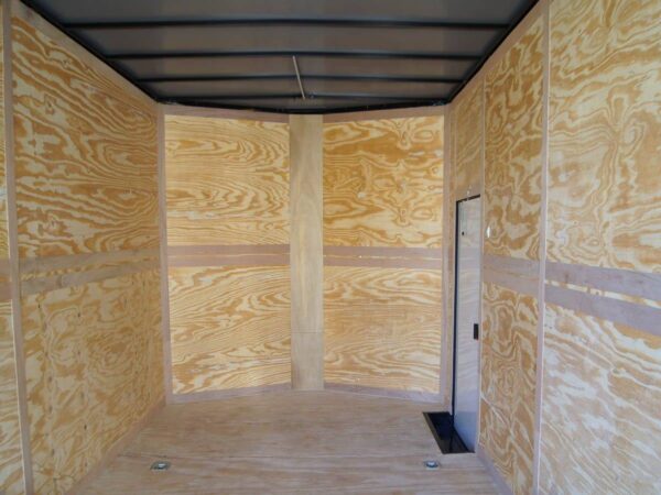 8.5x20 White V-Nose Enclosed Trailer with Blackout Pkg (2) 5,200lb Axles - Image 12