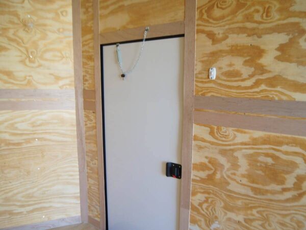 8.5x20 White V-Nose Enclosed Trailer with Blackout Pkg (2) 5,200lb Axles - Image 14