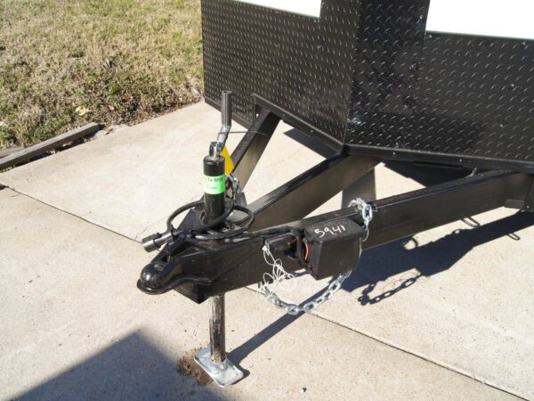 8.5x20 White V-Nose Enclosed Trailer with Blackout Pkg (2) 5,200lb Axles - Image 11