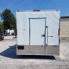 8.5' x 16' Double Window White Concession Food Trailer - Image 9