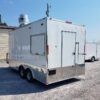 8.5' x 16' Double Window White Concession Food Trailer - Image 8