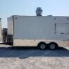 8.5' x 16' Double Window White Concession Food Trailer - Image 6