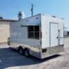 8.5' x 16' Double Window White Concession Food Trailer - Image 21