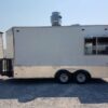 8.5' x 16' Double Window White Concession Food Trailer - Image 17