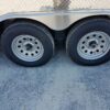 8.5' x 16' Double Window White Concession Food Trailer - Image 11