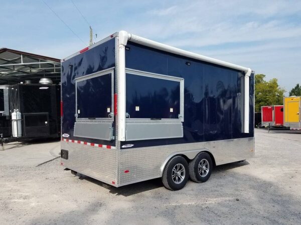 8.5' x 16' Indigo Blue Enclosed Pharmaceutical Trailer - Image 11