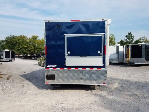8.5' x 16' Indigo Blue Enclosed Pharmaceutical Trailer - Image 14