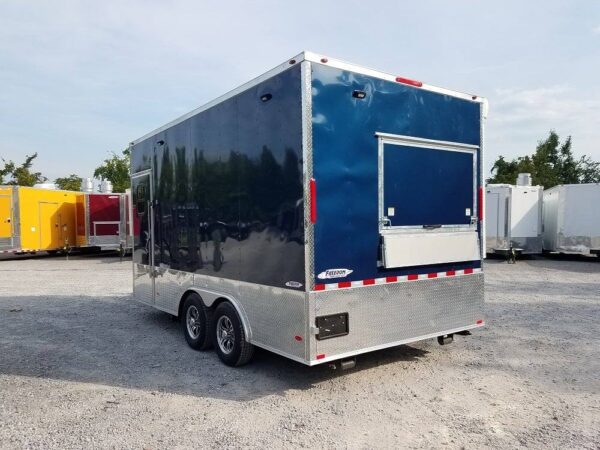 8.5' x 16' Indigo Blue Enclosed Pharmaceutical Trailer - Image 7