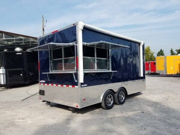 8.5' x 16' Indigo Blue Enclosed Pharmaceutical Trailer - Image 20