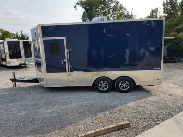 8.5' x 16' Indigo Blue Enclosed Pharmaceutical Trailer - Image 10