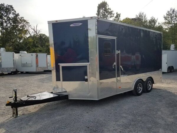 8.5' x 16' Indigo Blue Enclosed Pharmaceutical Trailer - Image 15