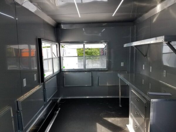 8.5' x 16' Indigo Blue Enclosed Pharmaceutical Trailer - Image 4